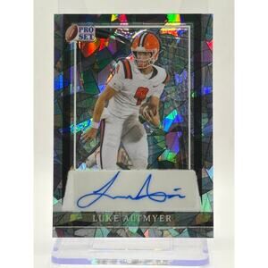 2024 Leaf Pro Set Metal Luke Altmyer Silver Crystal Auto 14/15 SP Illinois